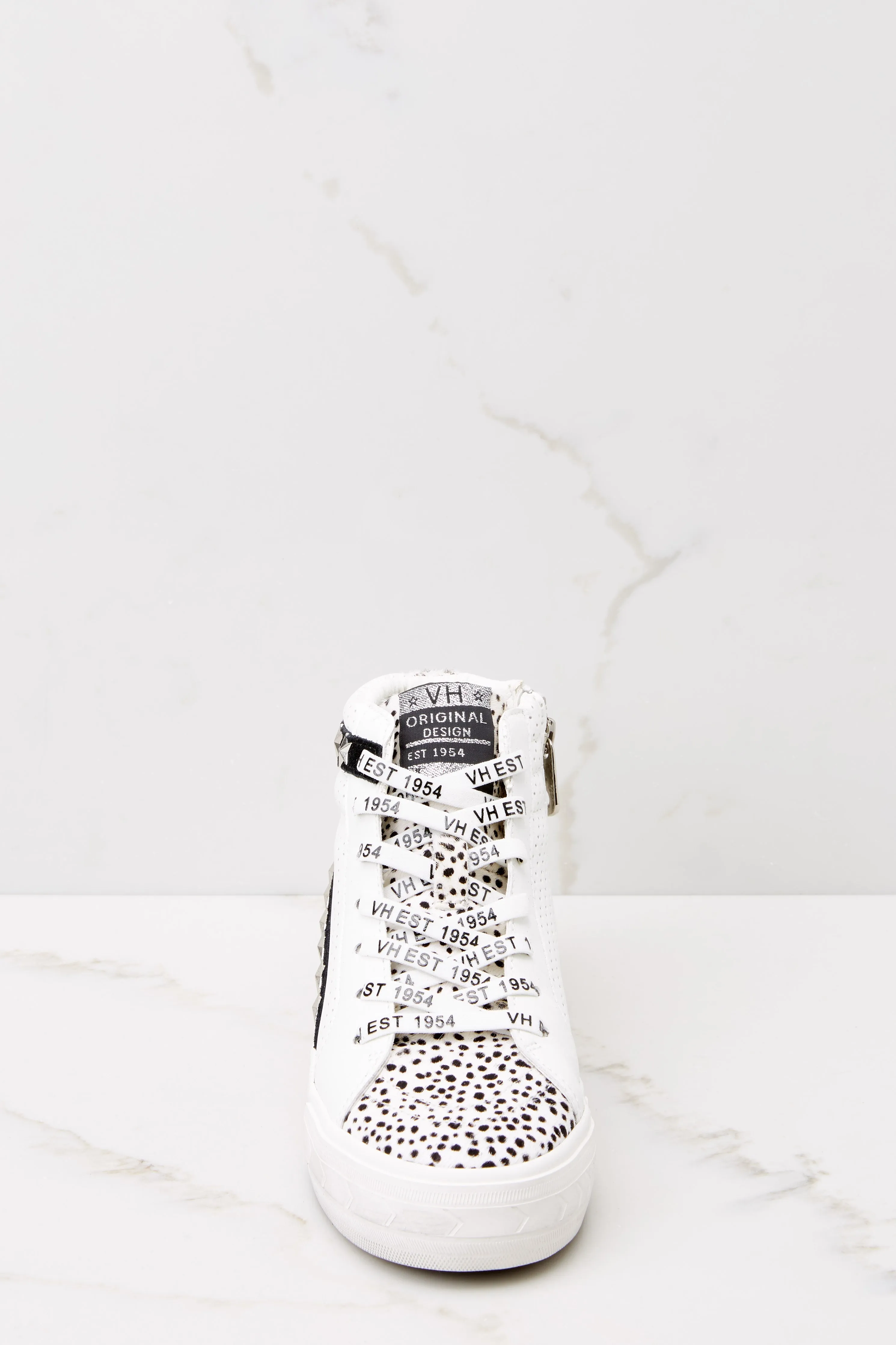 Forever White Black High Top Sneakers