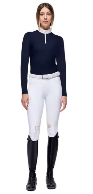 Womens Long Sleeve Zip Competition Shirt - RG Jersey